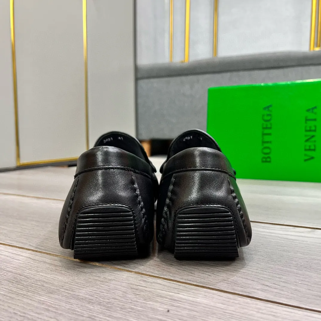 Factory price: 400💰BV new men's shoes original replica👉👉High-end men's casual beanie shoes/💞driving shoes! 🔊Upper imported cowhide woven, ☑️Sheepskin lining, one-step design, light and smart ☮☮Suitable for all kinds of travel, exclusive new style, real shot, size 38-44, (45 can be customized)